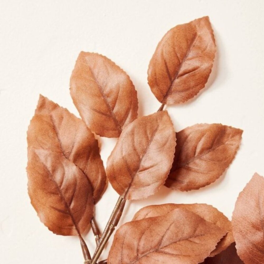 Hearth‎ and Hand with Magnolia Faux Rusted Beech Leaf Fall Stem NEW WITH TAG - Picture 2 of 4